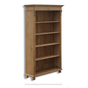 Bücherregal Bücherschrank Massivholz Altes Holz Massivholz Landhausstil Gebeizt Vollholz